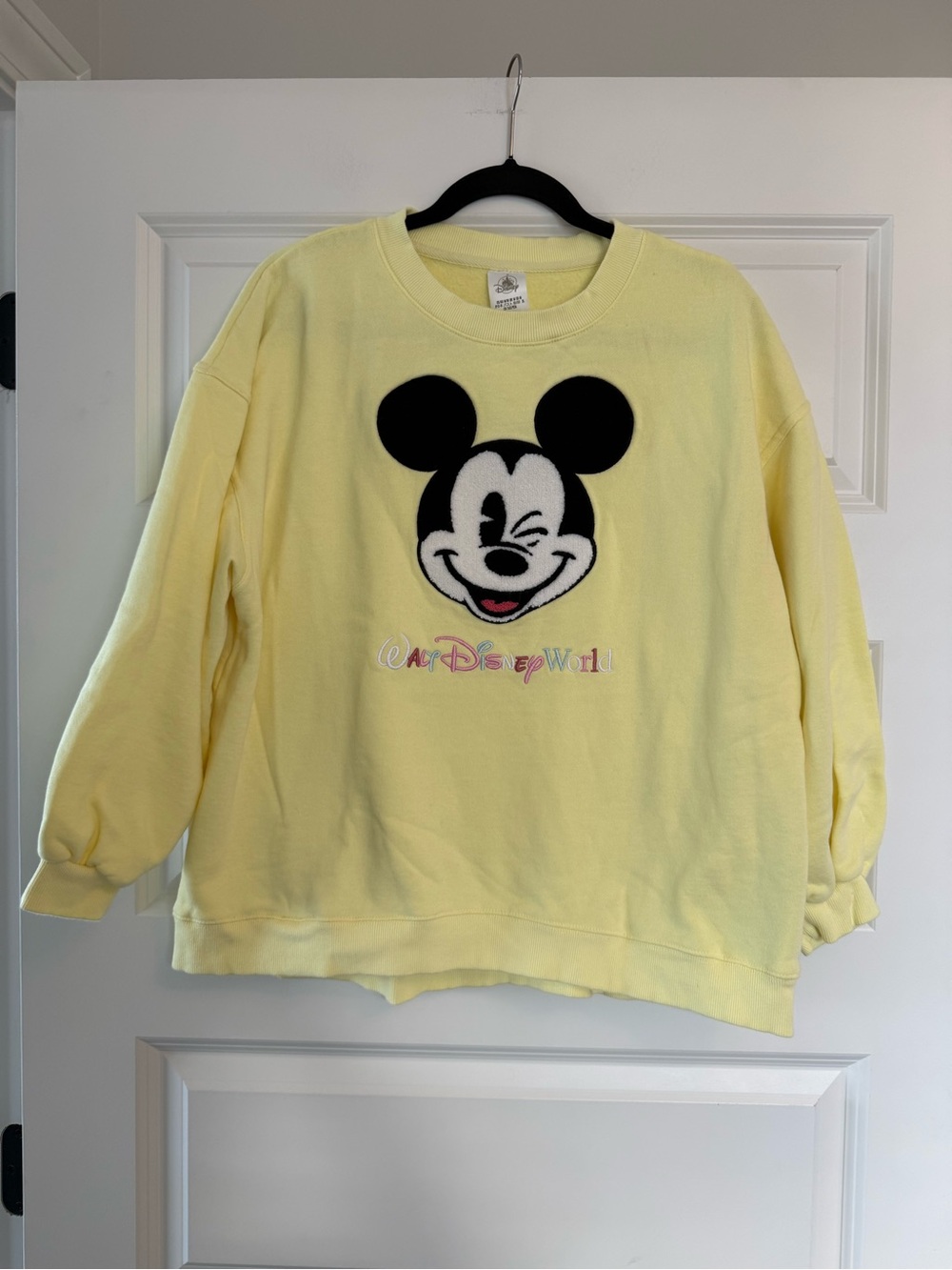 Disney Parks Winking Mickey Crewneck Sweatshirt